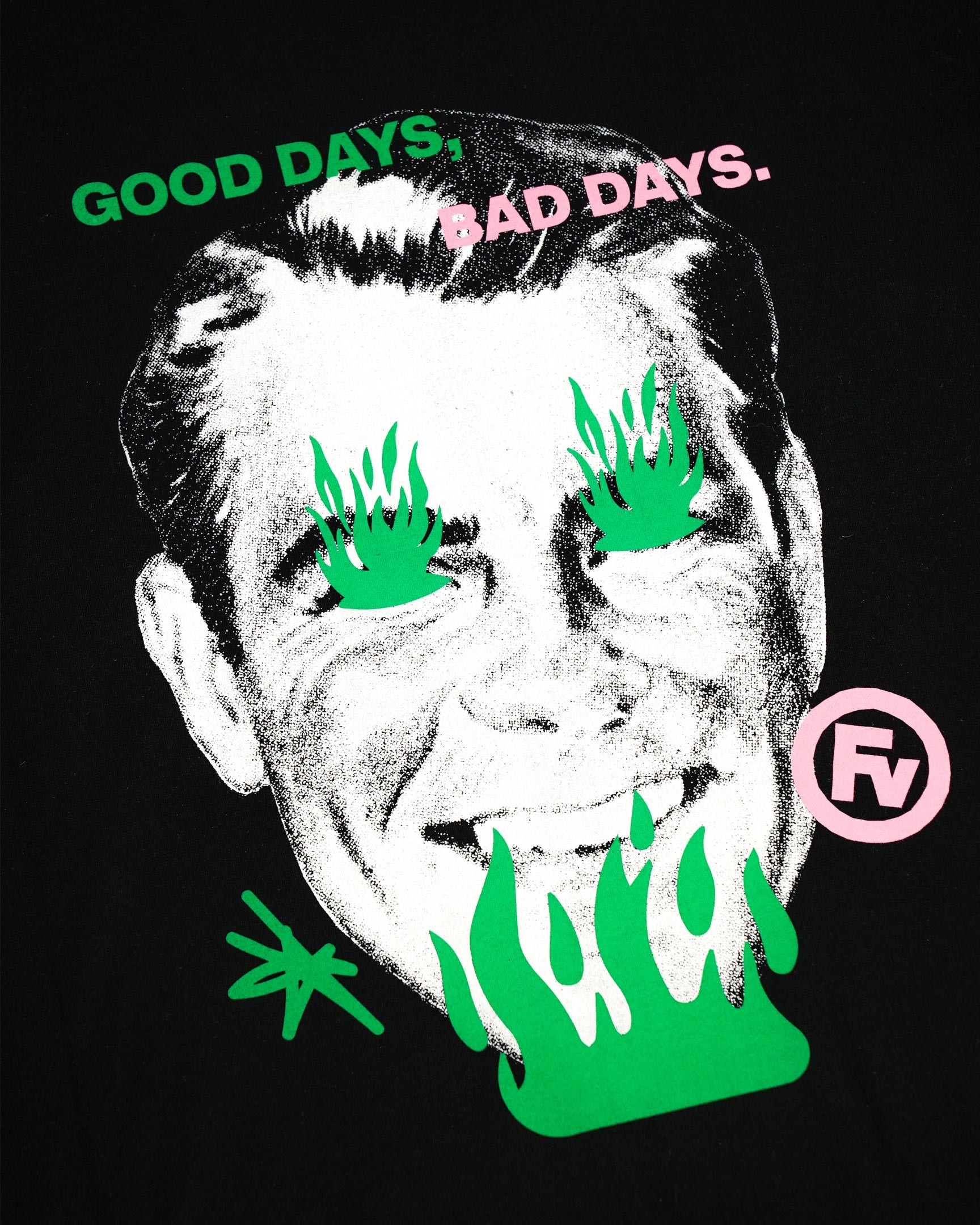 GOOD DAYS BAD DAYS TEE BLACK