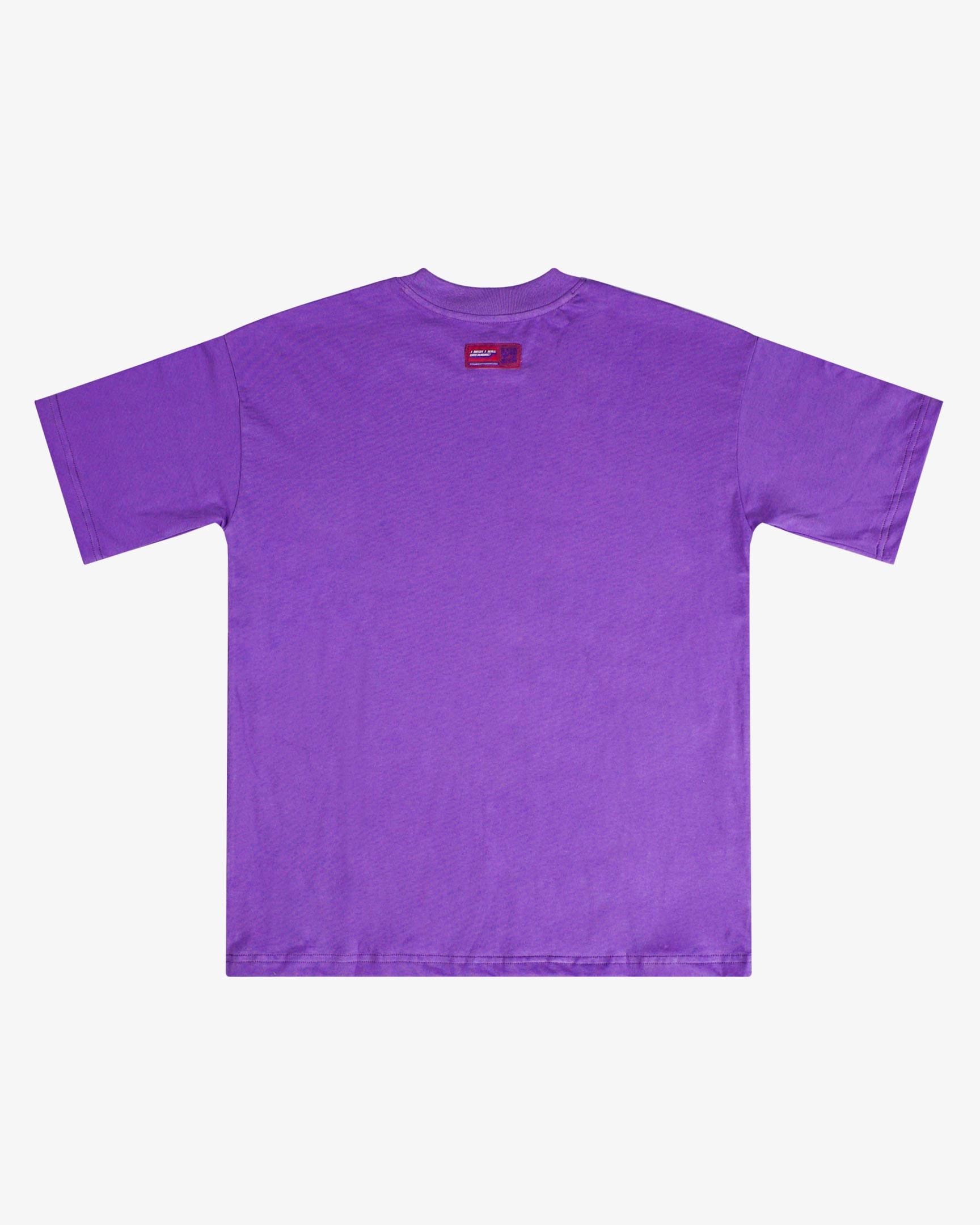 T-SHIRT OVERSIZED LETTERING PURPLE