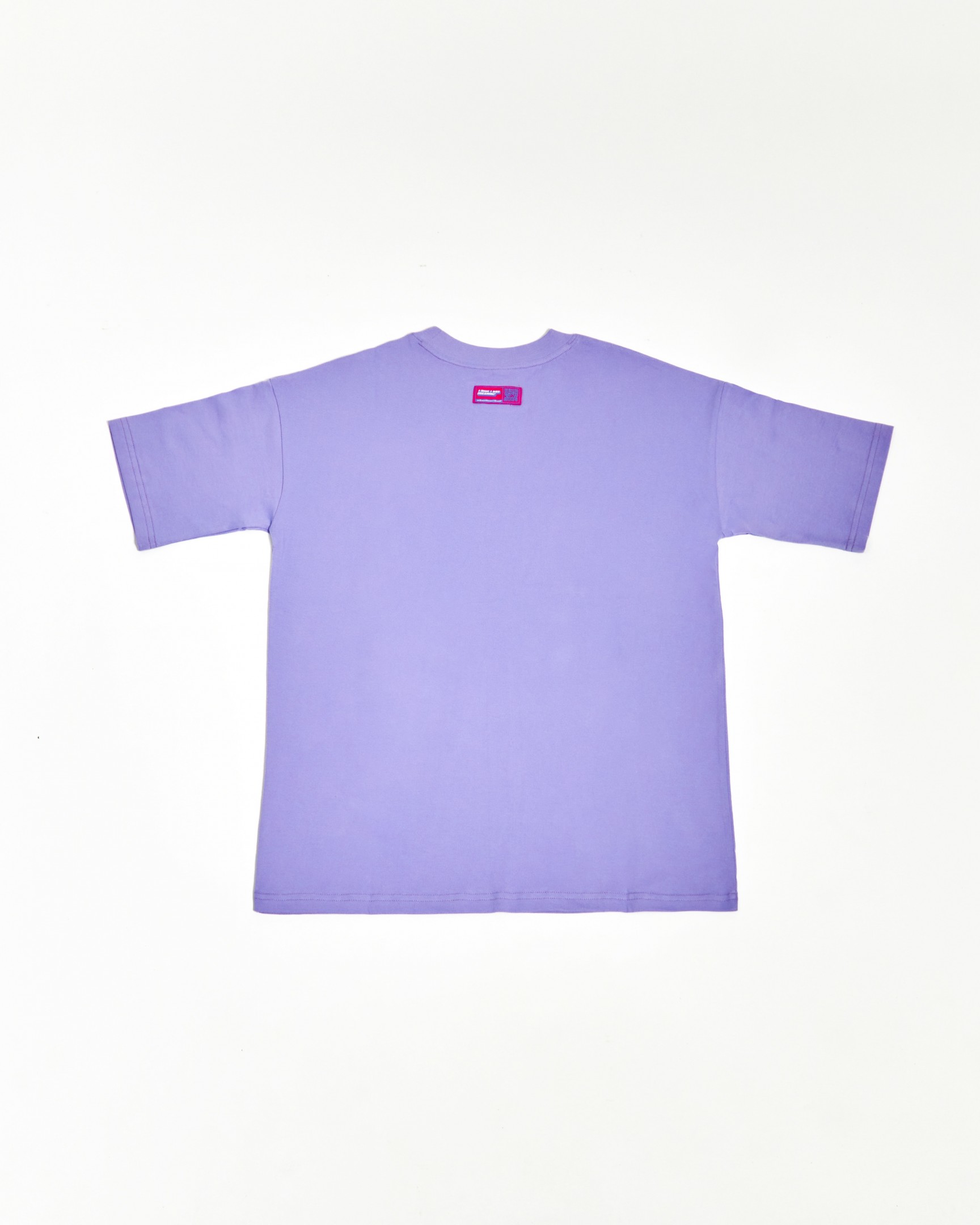 T-SHIRT OVERSIZED LETTERING PURPLE