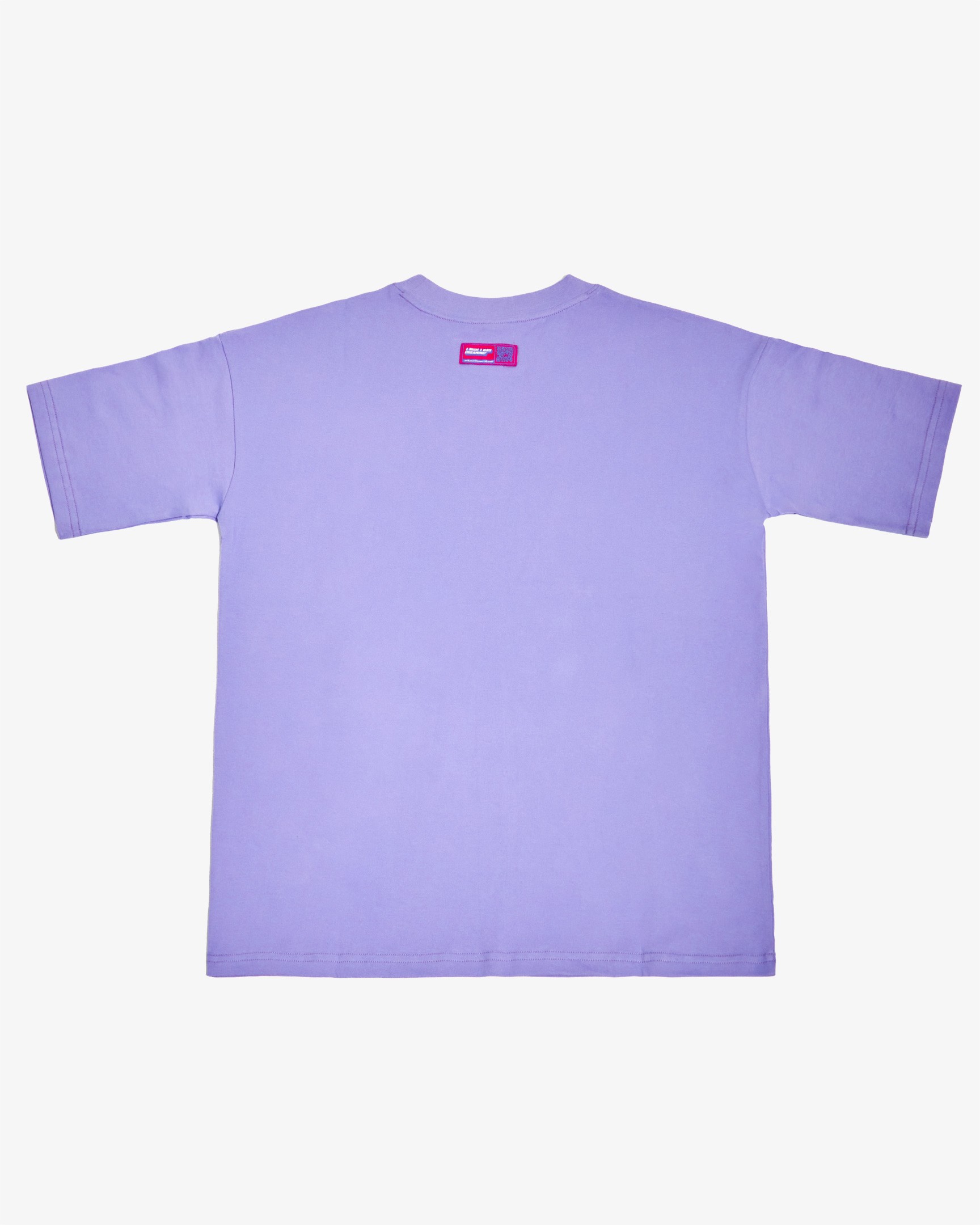 T-SHIRT OVERSIZED LETTERING PURPLE