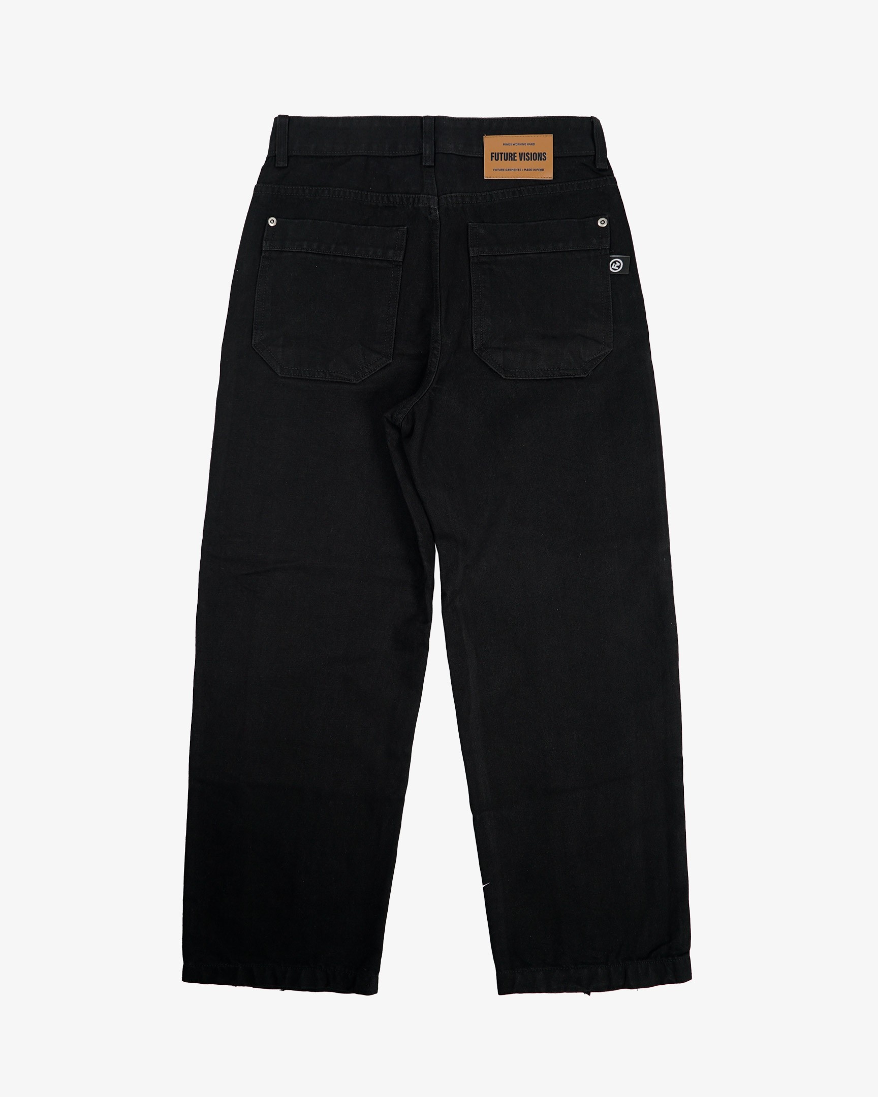 CARGO PANTS DENIM BLACK