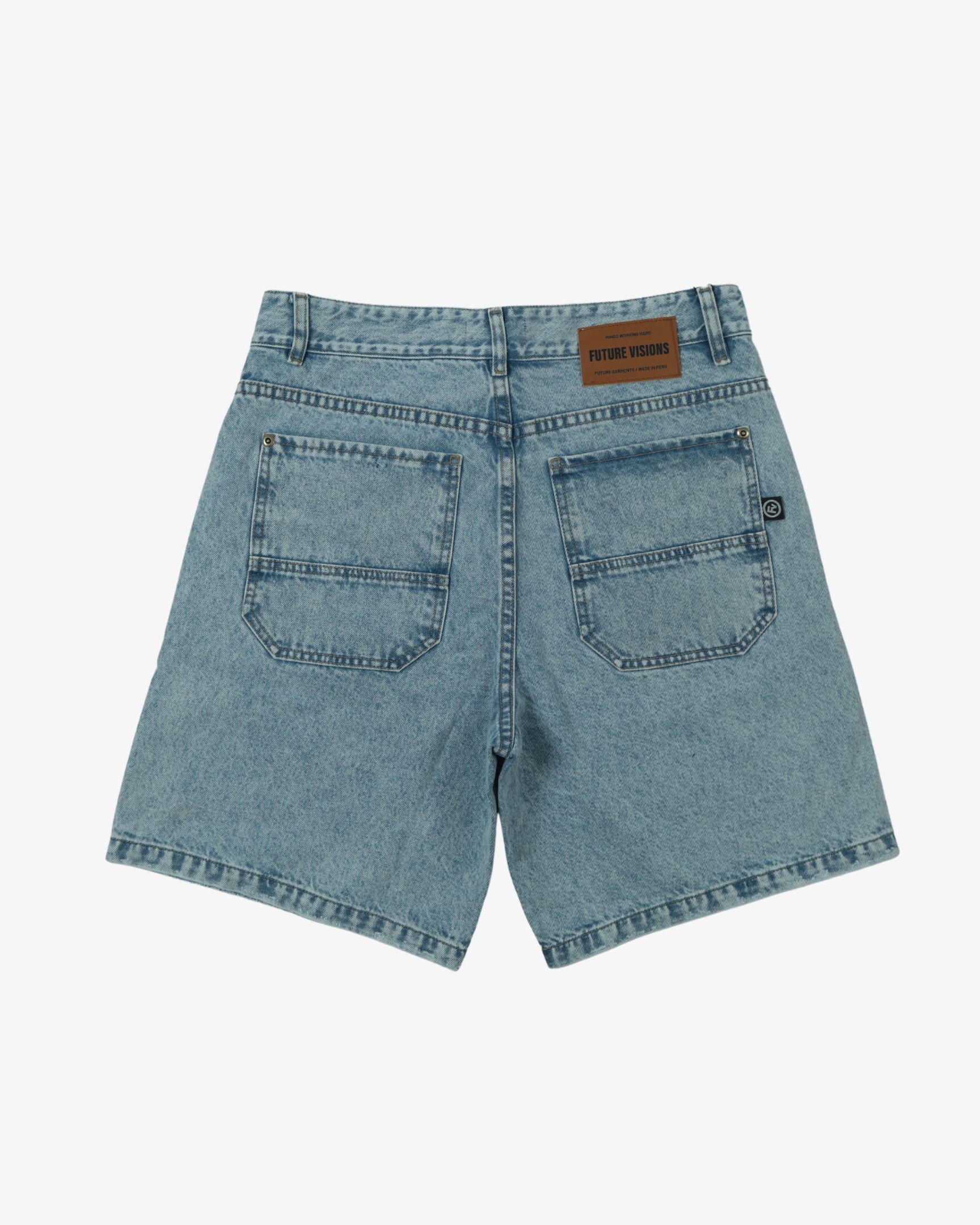 FV INITIALS BLUE JORT DENIM