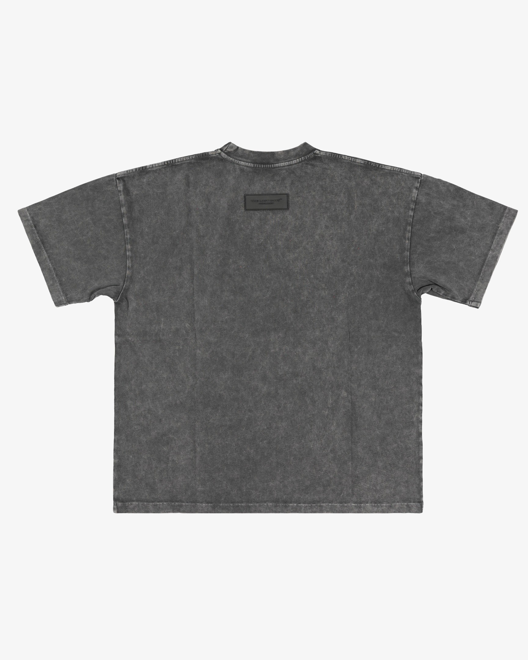 POLO BOXY FIT SHEDER GREY